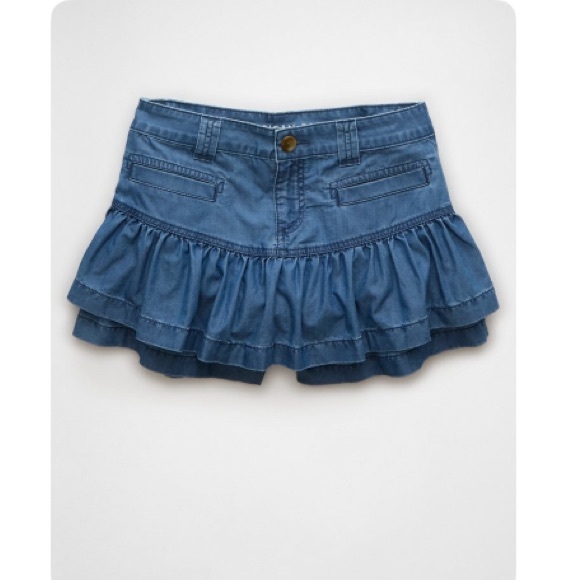 Stretch Mini Ruffle Skort - Picture 3 of 3